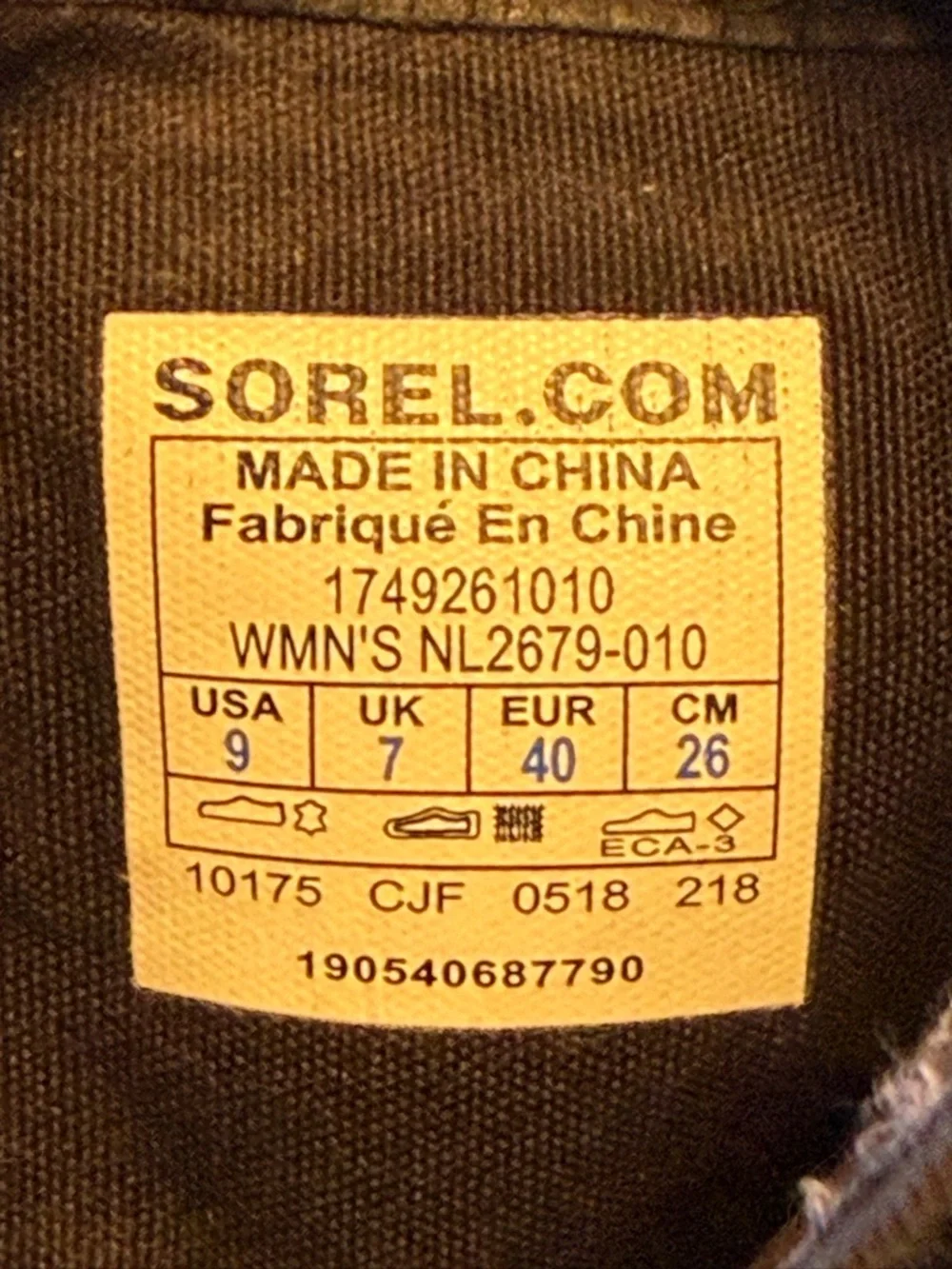 Sorel Emilie Waterproof Black Leather Women’s Boots Mid-calf Chelsea sz 9